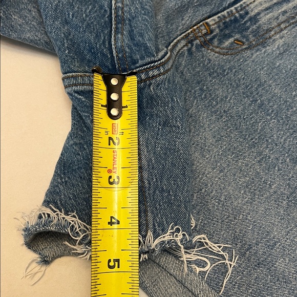 ABERCROMBIE & FITCH THE DAD SHORT HIGH RISE CURVE LOVE SIZE 28/6 - Picture 12 of 12